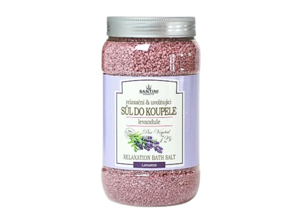 Sůl do koupele SANTINI - Levandule