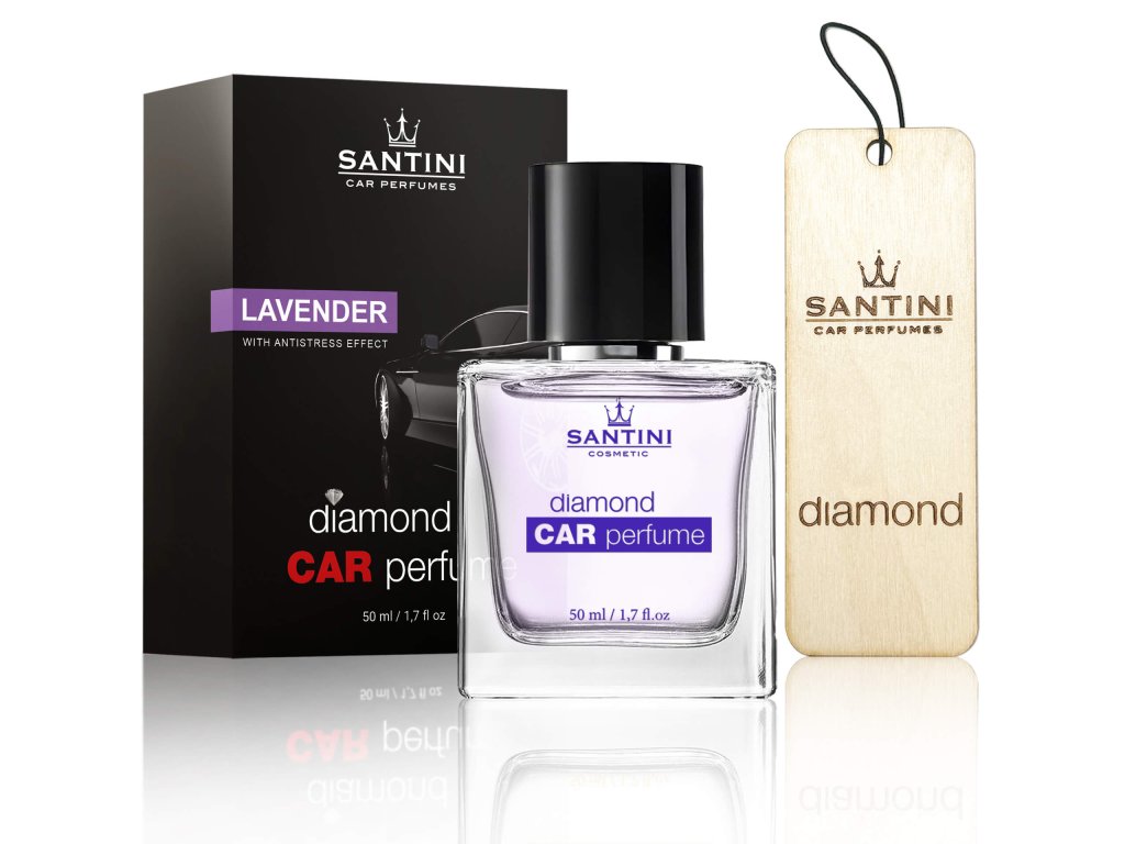 Vůně do auta SANTINI - Diamond Lavender ANTISTRESS 50 ml