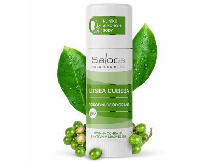 Bio přírodní deodorant Saloos - Litsea cubeba