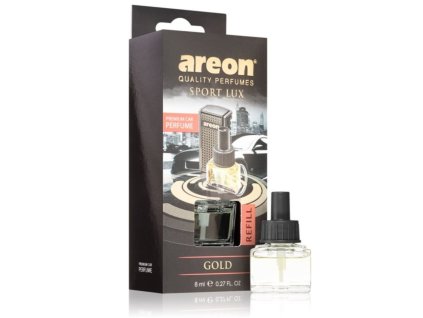 Vůně do auta AREON CAR Black Edition - Gold náhradní náplň 8 ml