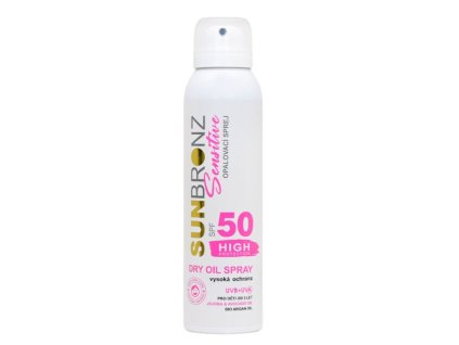 Suchý opalovací olej SUN BRONZ SPF 50 ve spreji