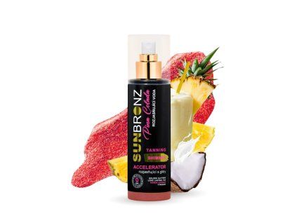 Opalovací voda SUN BRONZ s třpytivým efektem - Piña Colada