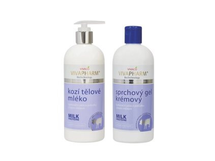 Dárková kazeta tělové kosmetiky s kozím mlékem
