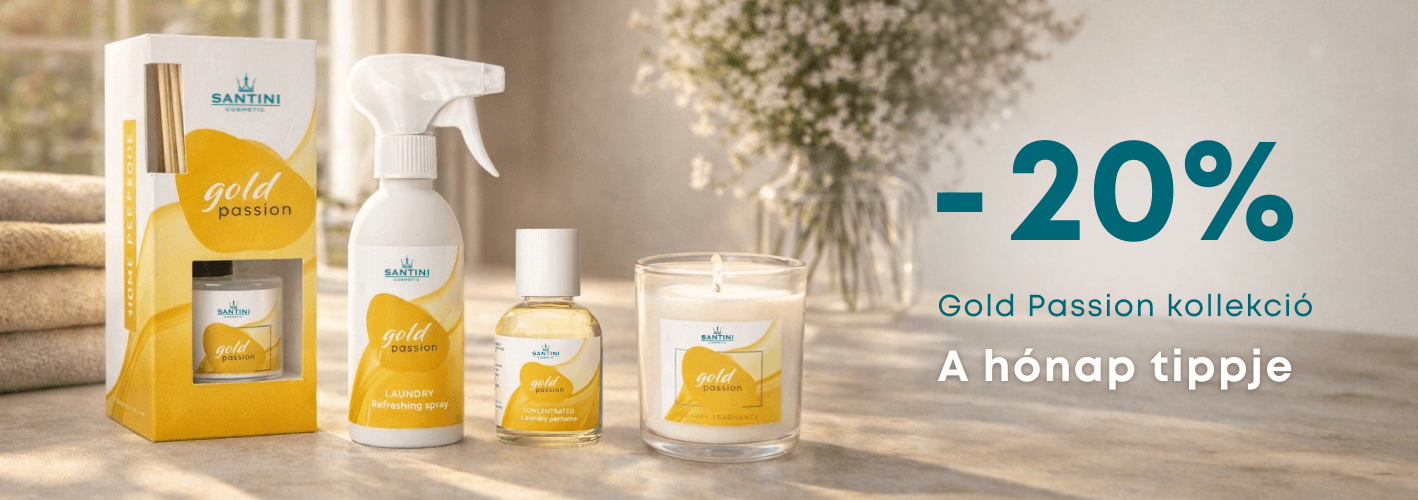 Gold Passion - luxus lakásillatosító és mosóparfümök | e-santini.hu