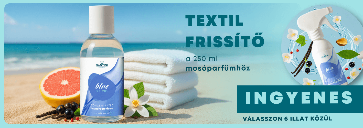 Mosóparfümök és textilfrissítő ingyen | Mosóparfümök az e-santini.hu oldalon