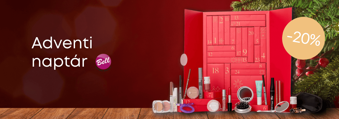 Bell hipoallergén adventi naptár 2025 – 24 kozmetikai meglepetés érzékeny bőrre
