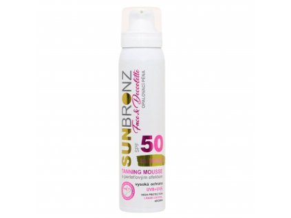 SUN BRONZ SPF 50 barnító hab gyöngyházhatású
