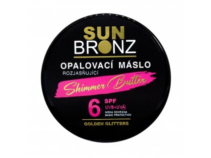Világosító napbarnító vaj SUN BRONZ SPF 6 csillogó hatással - Maracuja