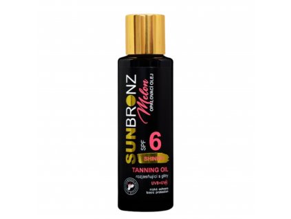Napozóolaj SUN BRONZ SPF 6 csillogó hatással - Melon
