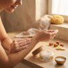 Lágyító só peeling Santini 250 g - Banán és karamell