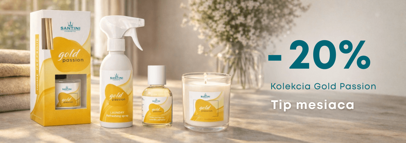 Gold Passion - luxusná bytová vôňa a parfumy do bielizne | e-santini.sk