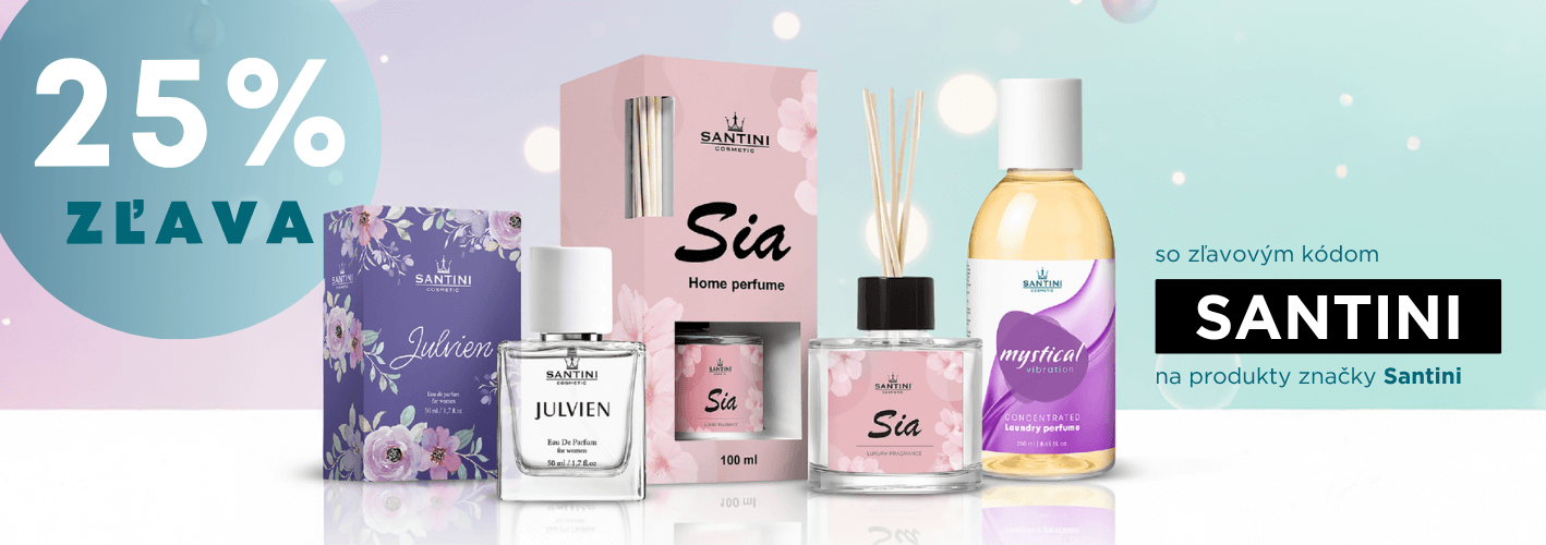 Santini zľava - zľava na parfémy a kozmetiku | e-santini.sk
