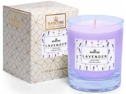 Luxusná sviečka Santini - Lavender, 200g