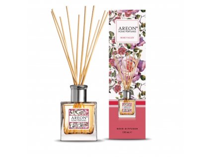 Aróma difuzér AREON HOME BOTANIC - Rose Valley, 150 ml