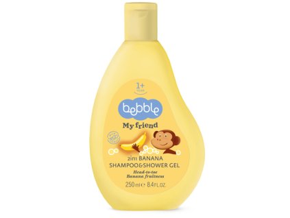 1480 2 bebble shampoo shower gel banana 250 ml sampon a sprchovy gel banan
