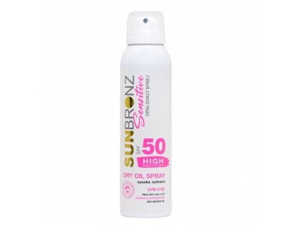 Suchý opaľovací olej SUN BRONZ SPF 50 v spreji