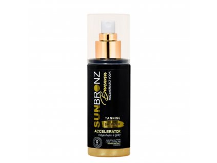 Opaľovacia voda SUN BRONZ s trblietavým efektom - Banana