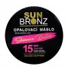 Rozjasňujúce opaľovacie maslo SUN BRONZ SPF 15 s trblietavým efektom - Maracuja