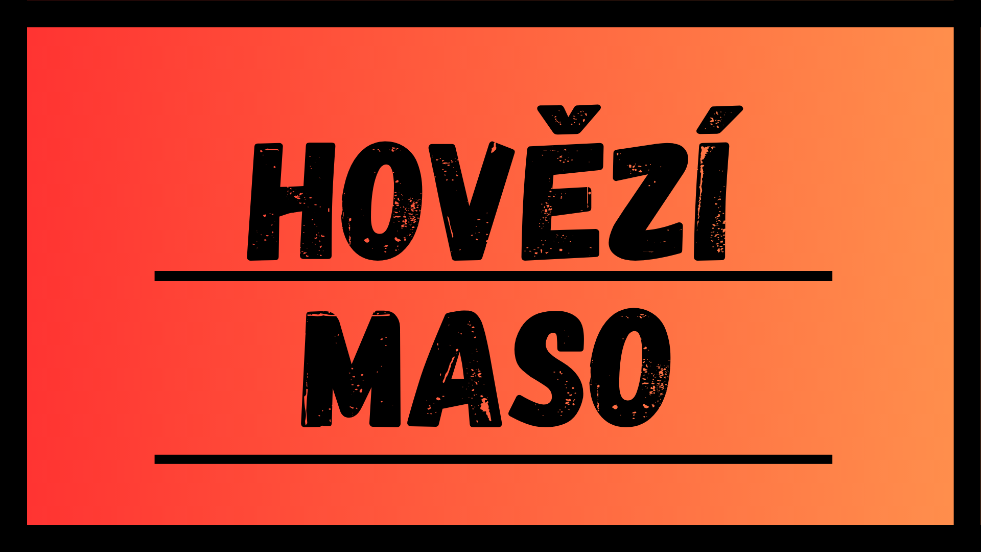 Hovězí maso