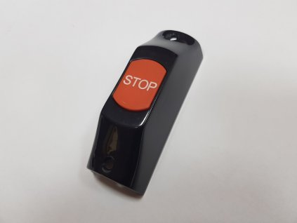 Tlačítko STOP na přídržná madla černo/oranžové