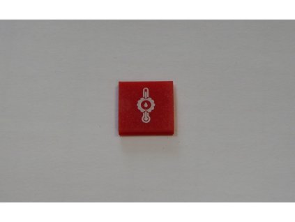 Symbol kontrolek systému Hella - červený / přehřátí automatické převodovky