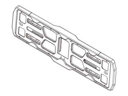 BuzzRack - Rámeček registrační značky