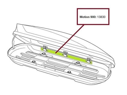 TH13830 Locking Rail 1720mm