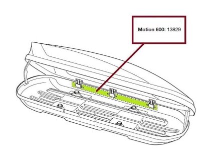 TH13829 Locking Rail 1500 mm
