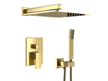 Podomítková sprchová souprava BASILIO S-1103 zlatá