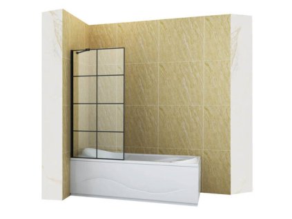 pol pm PARAWAN NAWANNOWY MADISON 1 SKRZYDLOWY 80X140 FIX CZARNY 2420 4