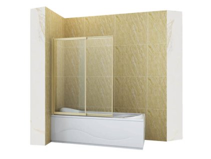 pol pl PARAWAN NAWANNOWY SPENCER 2 SKRZYDLOWY 85X150 ROZSUWANY ZLOTY SZCZOTKOWANY 2415 2