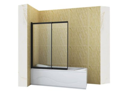 pol pm PARAWAN NAWANNOWY SPENCER 2 SKRZYDLOWY 85X150 ROZSUWANY CZARNY 2412 2