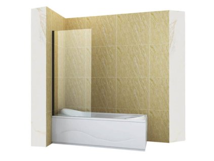 pol pm PARAWAN NAWANNOWY ASTON 1 SKRZYDLOWY 50X150 FIX CZARNY 2373 1