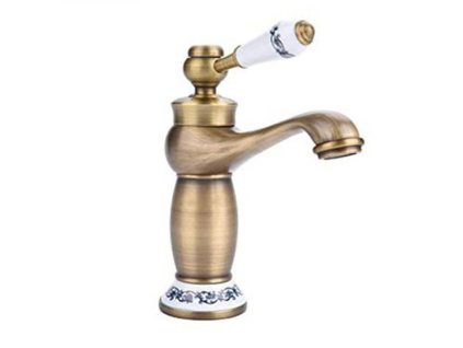 Umyvadlová baterie retro S-1107 staré zlato