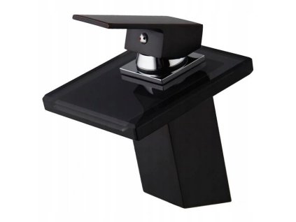 Skleněná Umyvadlová baterie S-1002 černá