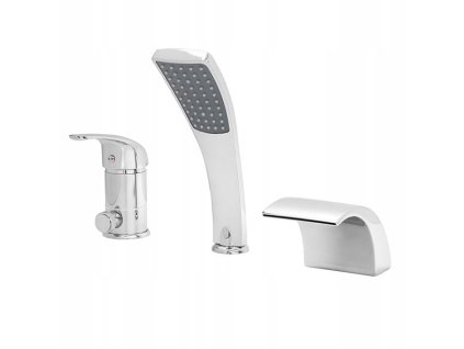 Vanová baterie 3-otvorová instalace S-1008 chrom