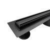 Odtokový sprchový žlab Premium SLIM - 800MM Černý