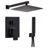 Podomítková sprchová souprava BASILIO S-1103 černá