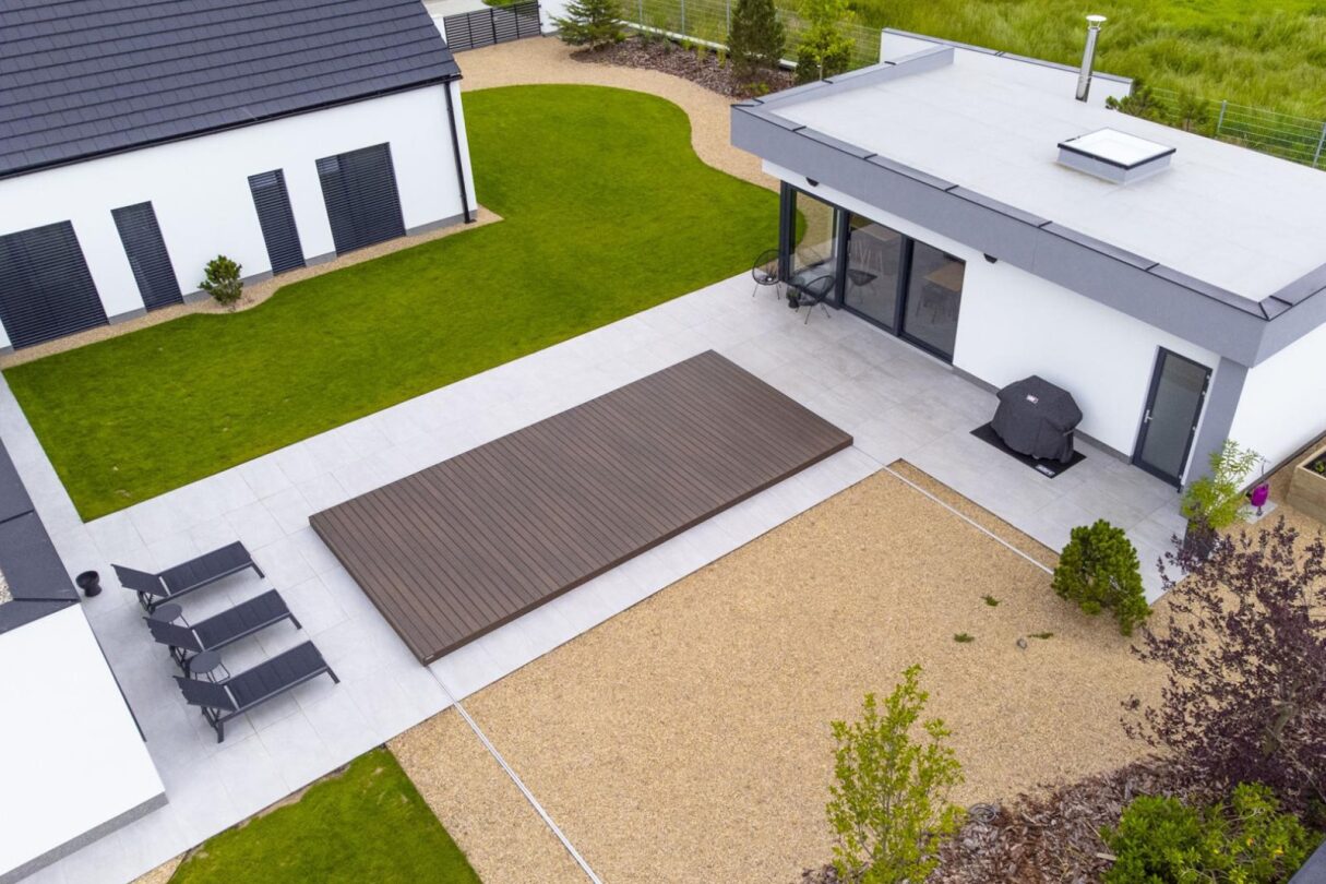 Zastřešení bazénu od Slide Wood