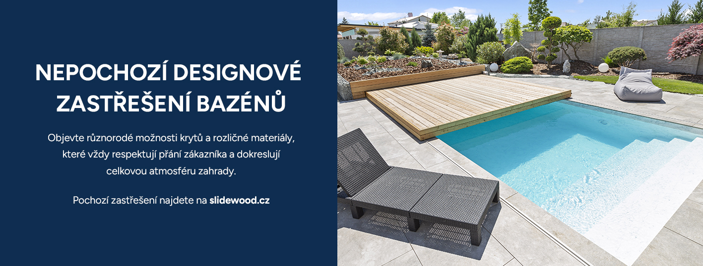 terasové zastřešení bazénu (pochozí i nepochozí)