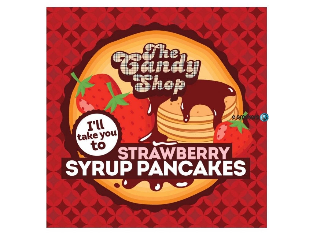 strawberry syrup pancakes