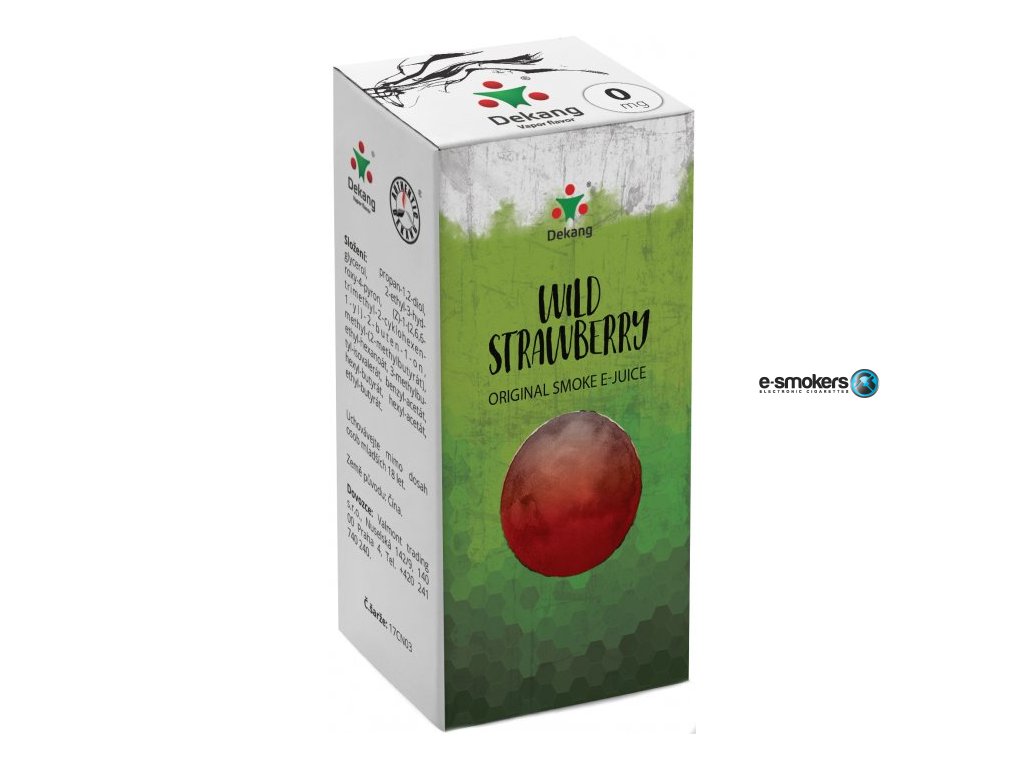 liquid dekang wild strawberry 10ml 0mg lesni jahoda