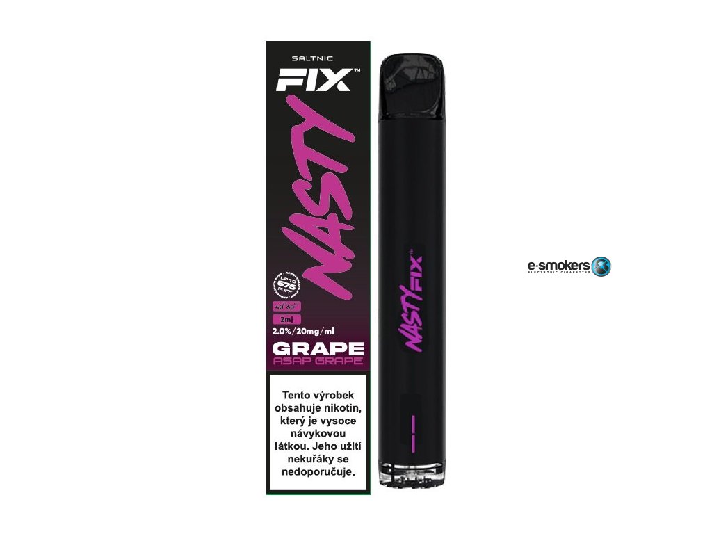 nasty juice air fix elektronicka cigareta asap grape 20mg