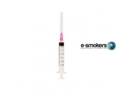 injector with safe blunt 18g needle 3ml