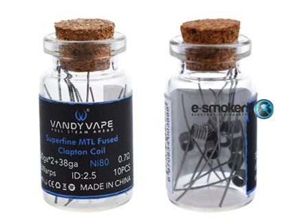 vandy vape superfine mtl predmotane spiralky ni80