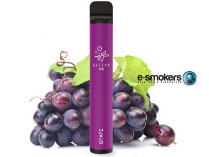 elf bar 600 elektronicka cigareta grape 20mg