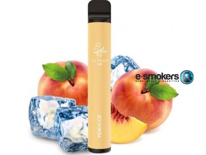 elf bar 600 elektronicka cigareta peach ice 20mg