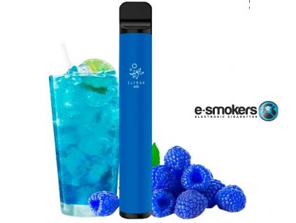 elf bar 600 elektronicka cigareta blue razz lemonade 20mg