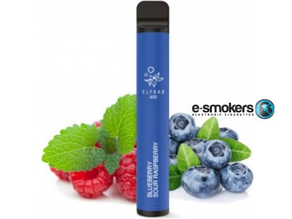 elf bar 600 elektronicka cigareta blueberry sour raspberry 20mg (2)