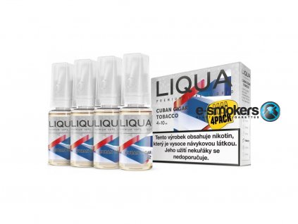 9235 e liquid liqua elements 4pack cigar tobacco 4x10ml kubansky doutnik